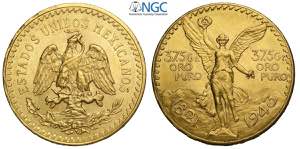 Mexico, United States, 50 Pesos 1943, ... 