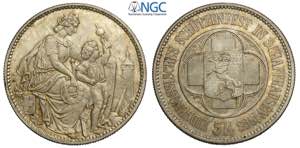 Switzerland, Confederation, 5 Francs 1865 ... 