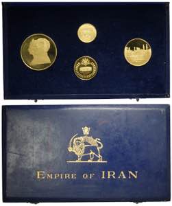 Iran, Muhammad Reza Pahlavi Shah, Proof Set ... 