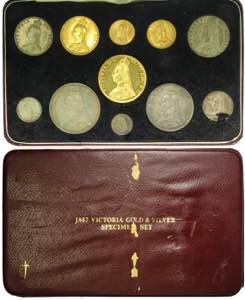 Great Britain, Victoria, Mint Set 1887 (11), ... 