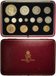 Great Britain, George VI, Mint Set 1937 ... 