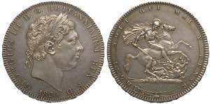 Great Britain, George III, Crown 1820, Ag mm ... 