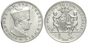 Andorra, Principality, Joan D.M. Bisbe ... 