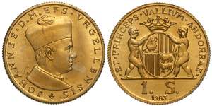 Andorra, Principality, Joan D.M. Bisbe ... 