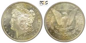 United States of America, Dollar 1881-S, Ag ... 