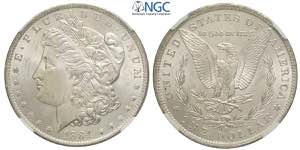United States of America, Dollar 1884-O, Ag ... 