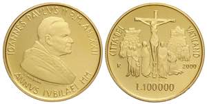 Vaticano, Giovanni Paolo II, 100000 Lire ... 