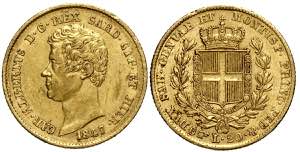 Savoia, Carlo Alberto, 20 Lire 1847 Torino, ... 