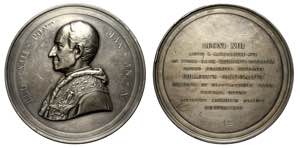 Leone XIII, medaglia a ricordo del 50° ... 