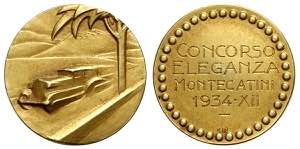 Montecatini, medaglia premio per un concorso ... 