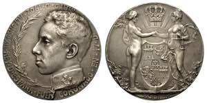 Spain, medal in memory of the coronation of ... 