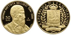San Marino, Nuova Monetazione, 50 Euro 2006 ... 
