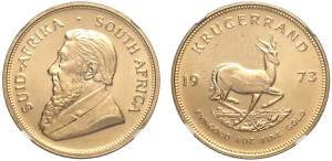 South Africa, Republic, Krugerrand 1973, Au ... 
