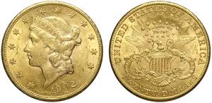United States of America, 20 Dollars 1902-S, ... 