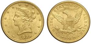 United States of America, 10 Dollars 1899-S, ... 