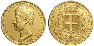 Savoia, Carlo Alberto, 100 Lire 1832 Genova, ... 