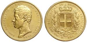 Savoia, Carlo Alberto, 100 Lire 1835 Torino, ... 