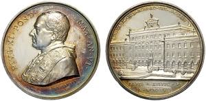 Roma, Pio XI (1929-1938), medaglia anno VI, ... 