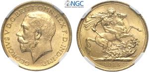 Australia, George V (1910-1936), Sovereign ... 