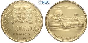 Dahomey, Republic, 10000 Francs 1971, ... 