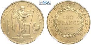 France, Modern Republic, 100 Francs 1882-A ... 