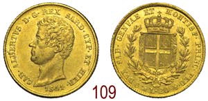 Savoia - Carlo Alberto - 20 Lire 1841 - oro ... 