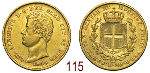 Savoia - Carlo Alberto - 20 Lire 1846 - RR ... 