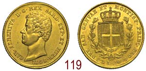 Savoia - Carlo Alberto - 20 Lire 1848 Genova ... 