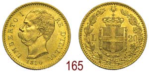 Regno dItalia - Umberto I - 20 Lire 1880 - ... 