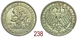 Germany - Weimar - 3 Reichsmark 1928 D ... 