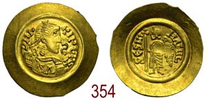  Pavia - Ariperto II 701-712 - Tremisse - RR ... 