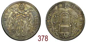 Roma - Clemente IX 1667-1669 - Piastra - RR ... 