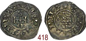 Roma - Gregorio IV 827-844 - Denaro - RR ... 