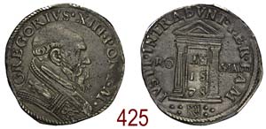 Roma - Gregorio XIII - Testone 1575 - ... 