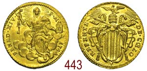 Roma - Benedetto XIV - Zecchino 1744 - oro ... 