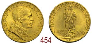  Roma - Pio XII - 100 Lire 1941 - Rara oro - ... 