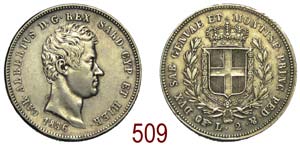 Savoia - Carlo Alberto - 2 Lire 1836 - RR ... 