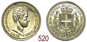 Savoia - Carlo Alberto - 50 Centesimi 1833 ... 