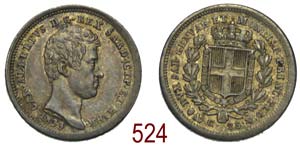  Savoia - Carlo Alberto - 25 Centesimi 1833 ... 