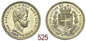 Savoia - Carlo Alberto - 25 Centesimi 1833 ... 