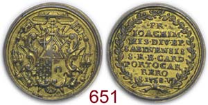 Sede Vacante 1758 - medaglia emessa dal ... 
