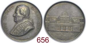 Pio IX anno XXV, medaglia a ricordo del ... 