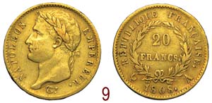 France - Napoleon Emperor - 20 Francs 1808 A ... 