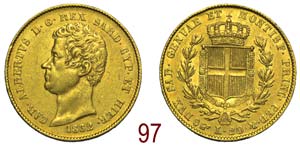 Savoia - Carlo Alberto - 20 Lire 1832 FERT ... 