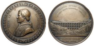 Pio IX (1846-1870), Medaglia 1854 per ... 