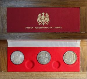 Poland, Republic, Silver Mint Set 1966 (3), ... 