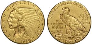 United States of America, 2,5 Dollars 1914 ... 
