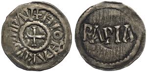 Pavia, Lotario I (840-855), Denaro, Rara ... 
