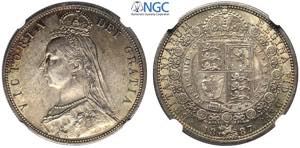 Great Britain, Victoria (1837-1901), 1/2 ... 