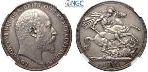 Great Britain, Edward VII (1901-1910), Crown ... 